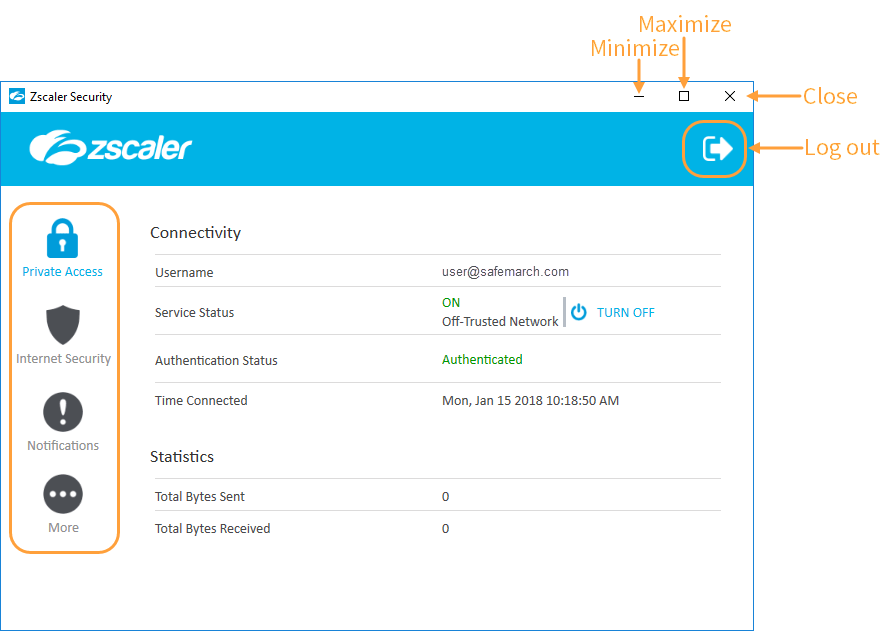 Using the Zscaler App Windows Zscaler